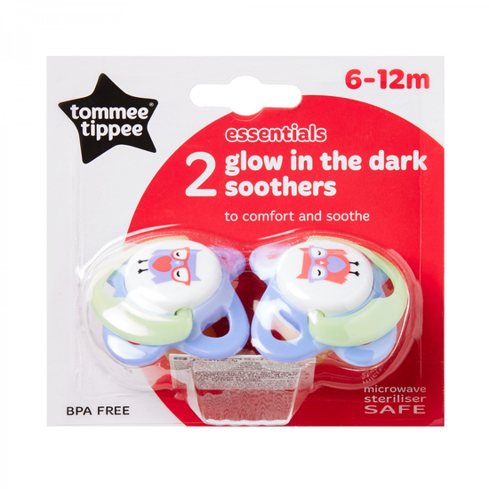 Tommee Tippee varalica Basic Glow, Sova, 6-12M