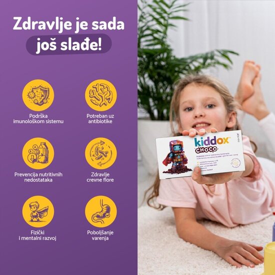 KIDDOX® CHOCO, 20 čoko zalogaja